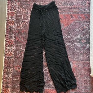 Beach cover up crochet pants